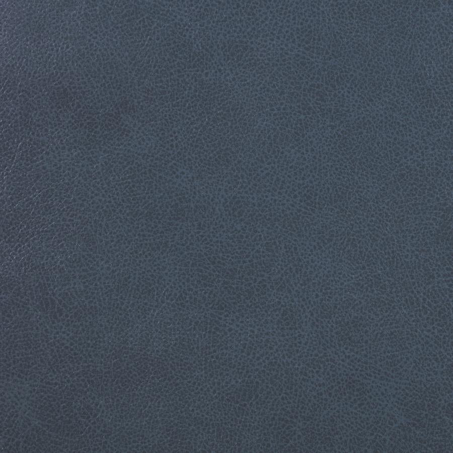 Sloane - Upholstered Padded Arm Reclining Sofa - Blue