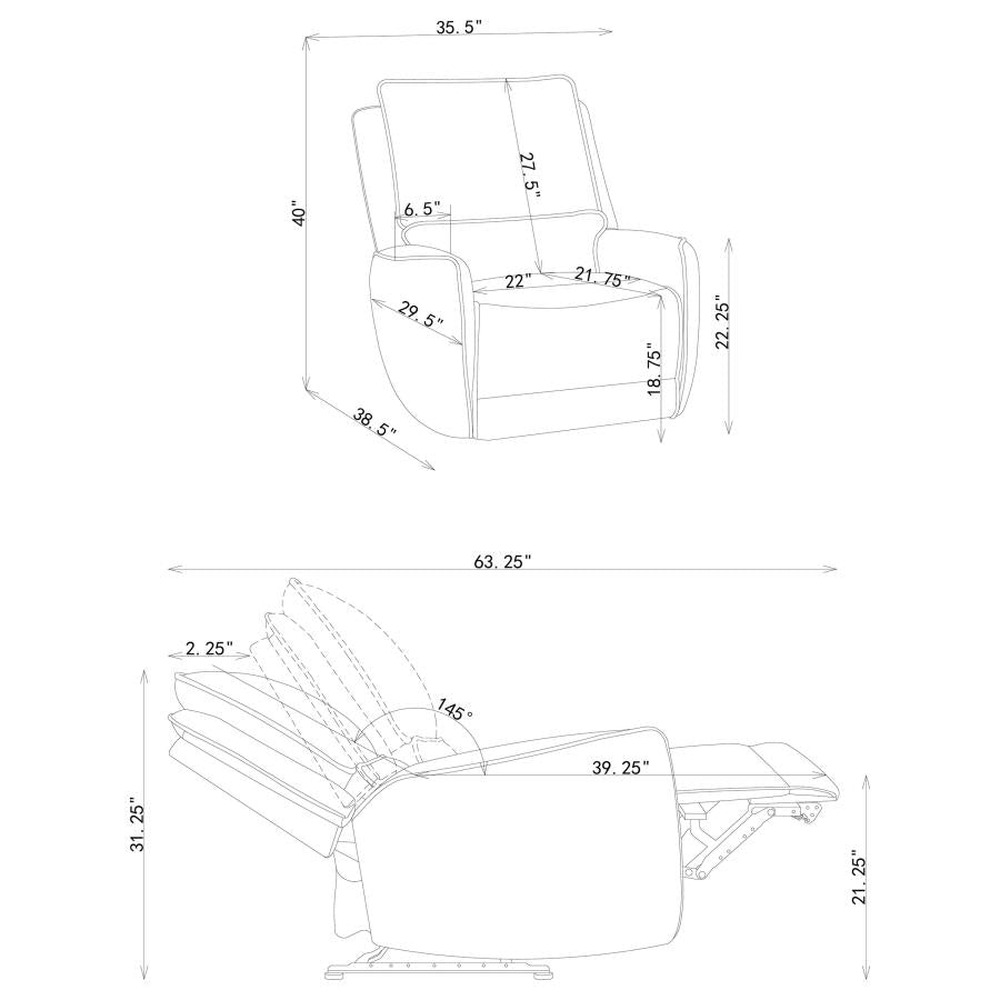 Sylmar - Chenille Power Reclining Sofa Set
