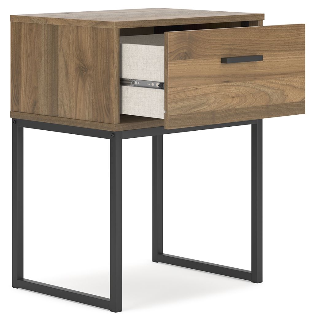 Deanlow - Honey - One Drawer Night Stand by Signature Design by Ashley® | Bel Furniture