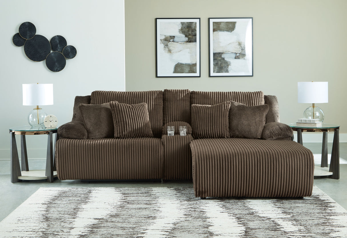 Top Tier - 3 Piece Reclining Sectional