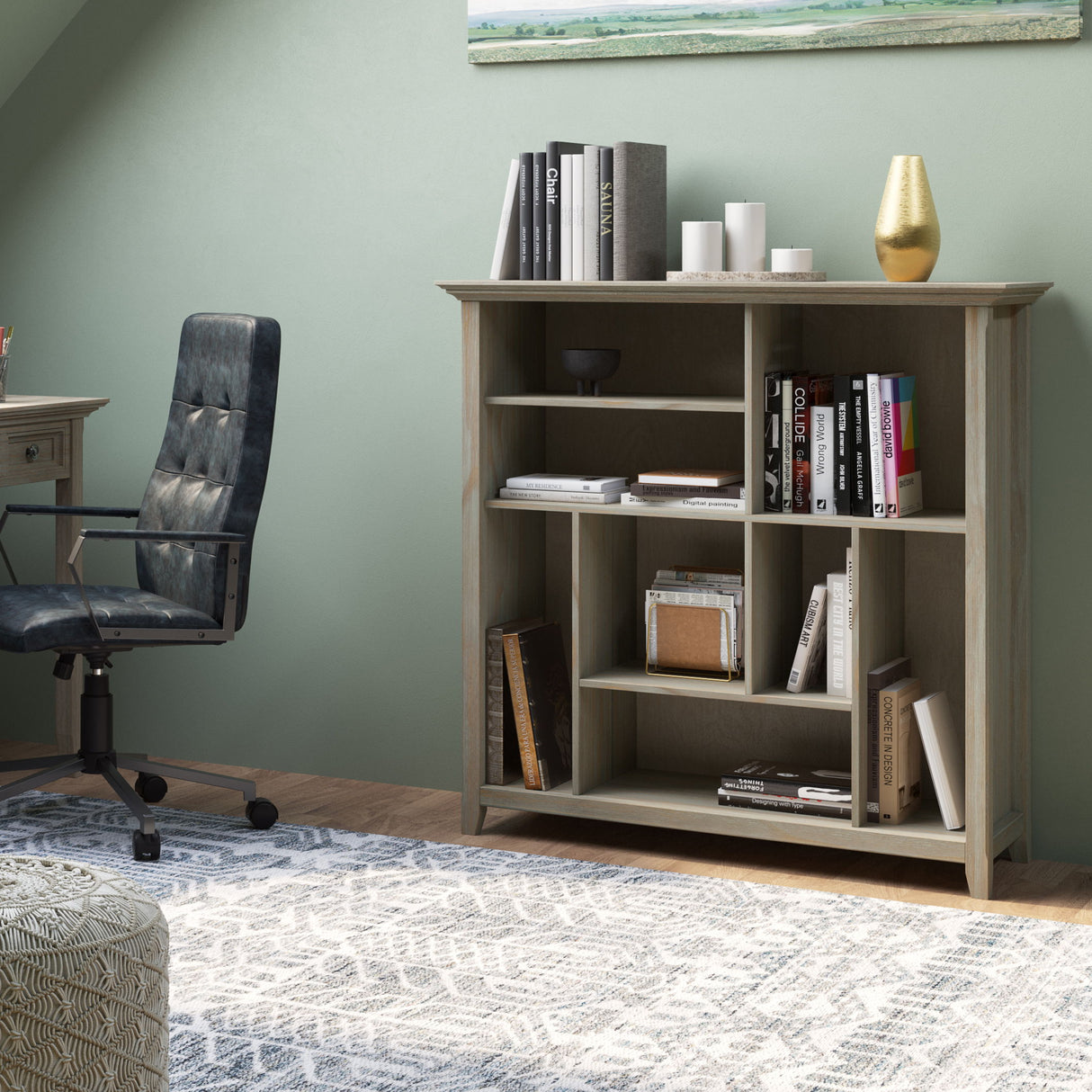 Amherst - Multi Cube Bookcase And Storage Unit by Simpli-Home | Bel Furniture