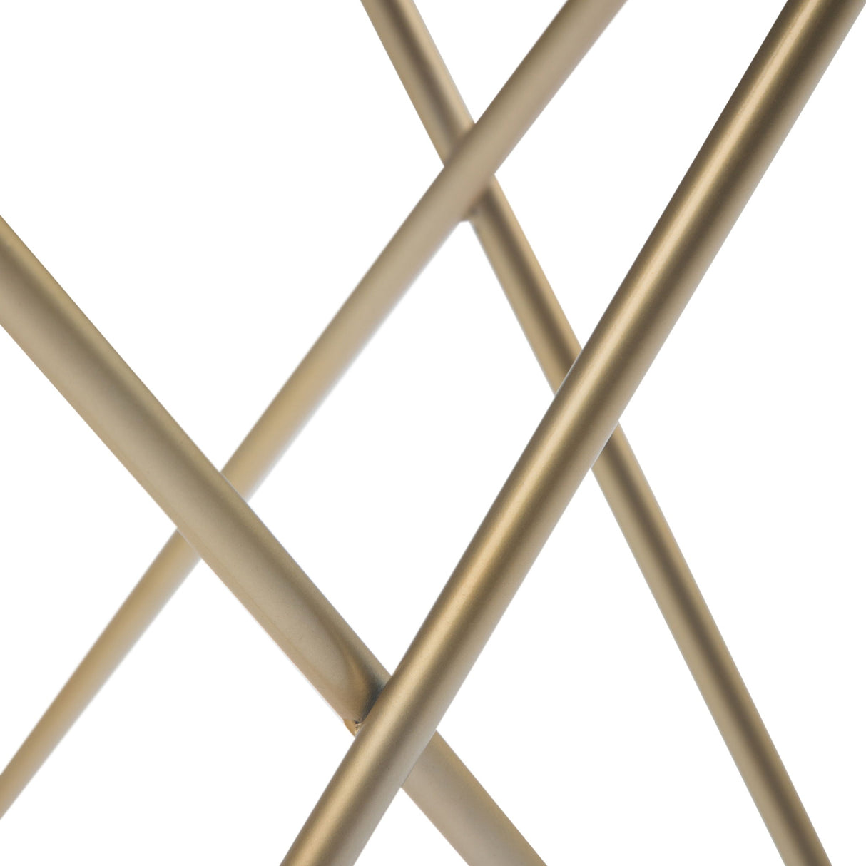 Gabon - Accent Table - White / Gold by Simpli-Home | Bel Furniture