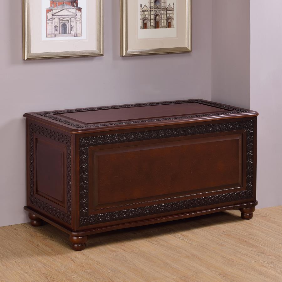 Finlay - Cedar Chest - Dark Tobacco by CoasterElevations | Bel Furniture