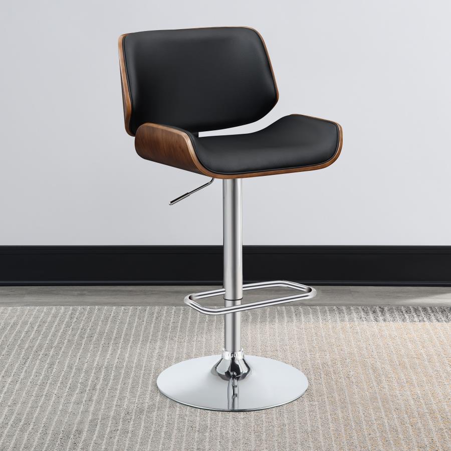 Folsom - Upholstered Adjustable Bar Stool by CoasterEssence | Bel Furniture