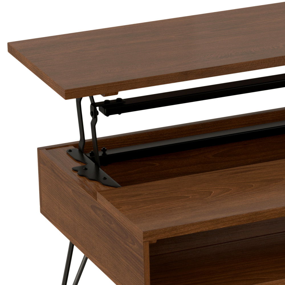 Hunter - Handcrafted Lift Top Coffee Table by Simpli-Home | Bel Furniture