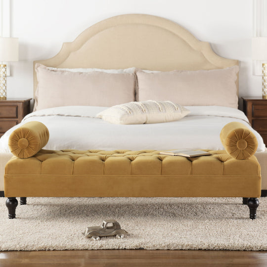 Lewis Bolster - Arm Entryway Bench by Jennifer Taylor Home | Bel Furniture