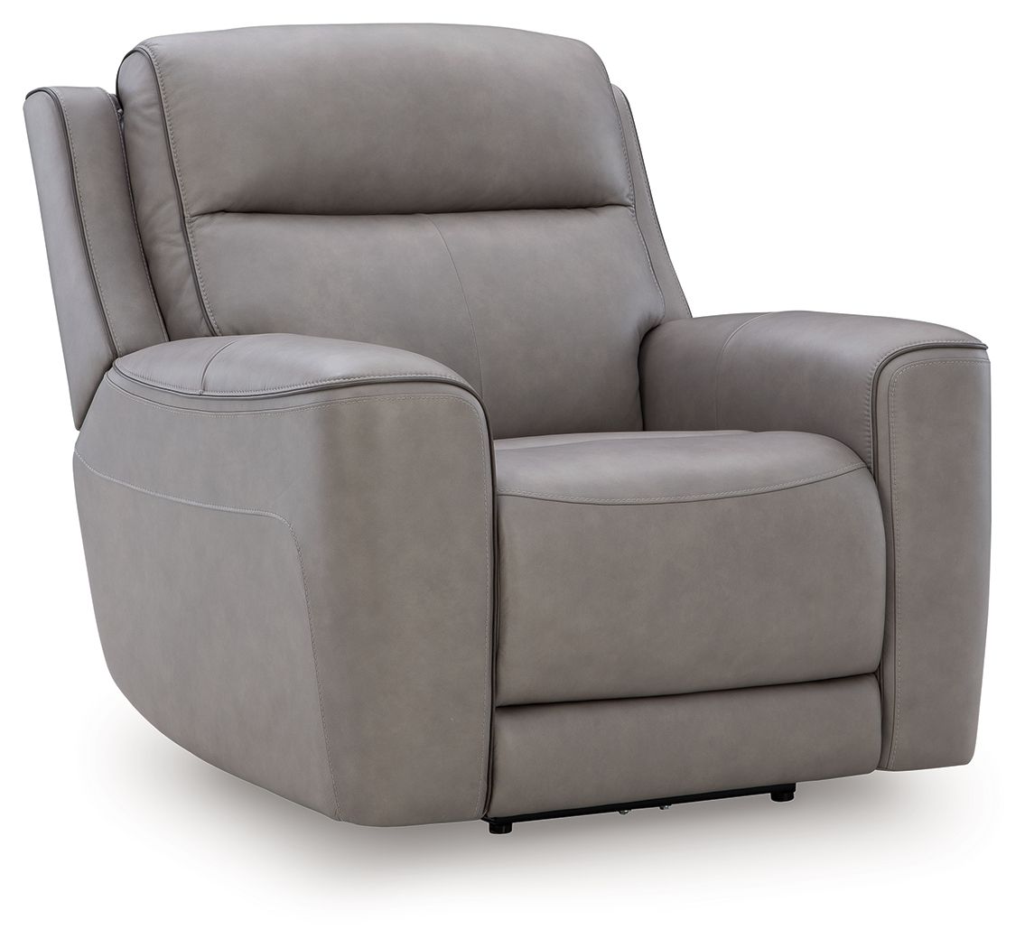 5Z-Comfort - Relaxation - Power Recliner With Adj Headrest Dark Gray by Signature Design by Ashley® | Bel Furniture