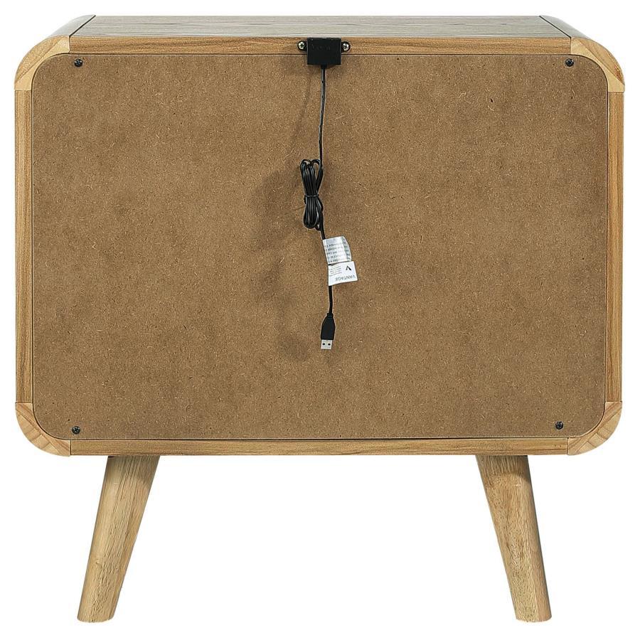 Robyn - 2-Drawer Nightstand by CoasterEssence | Bel Furniture