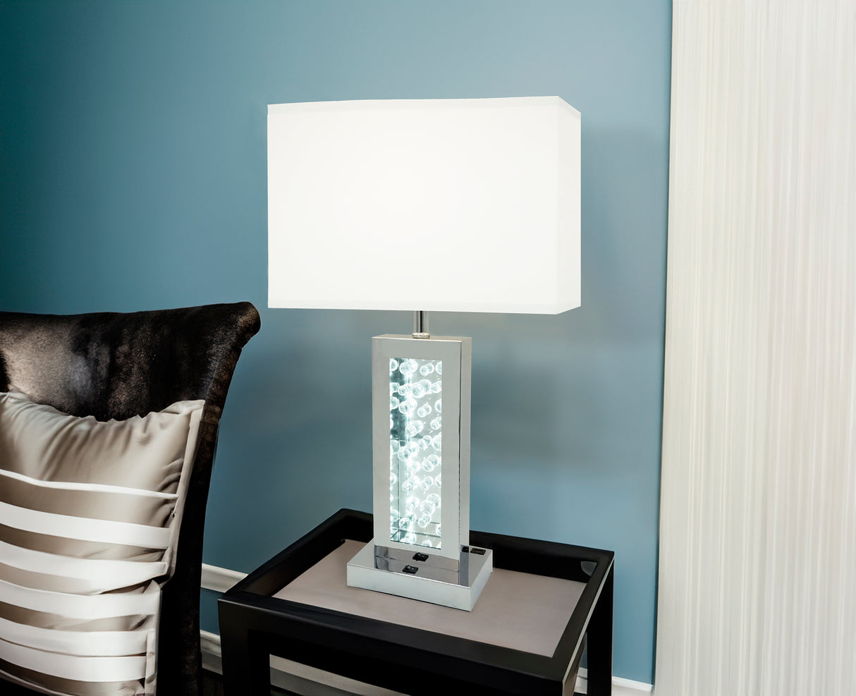 Monica - Table Lamp - Chrome