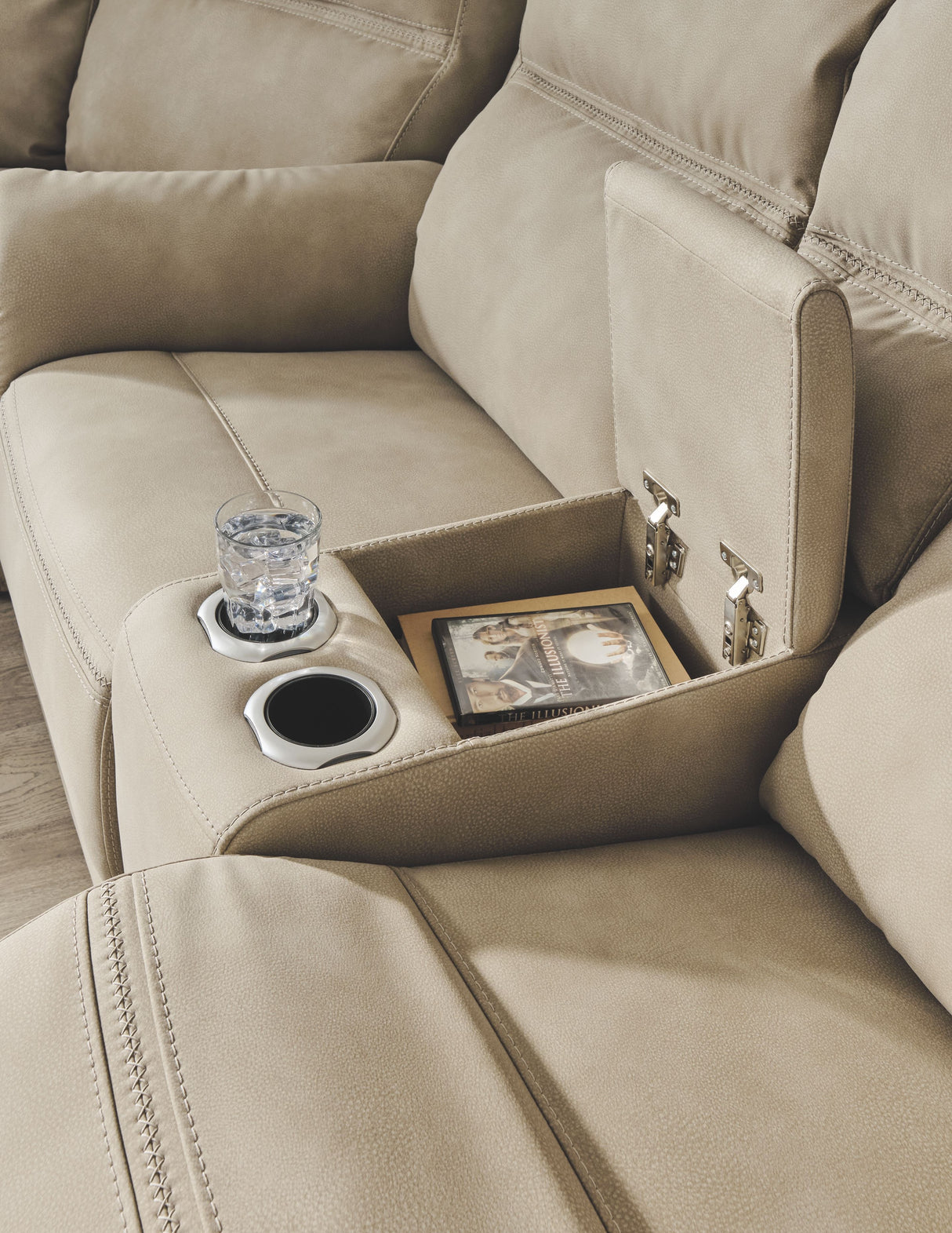 Next-Gen Durapella - Reclining Power Loveseat With Console by Signature Design by Ashley® | Bel Furniture