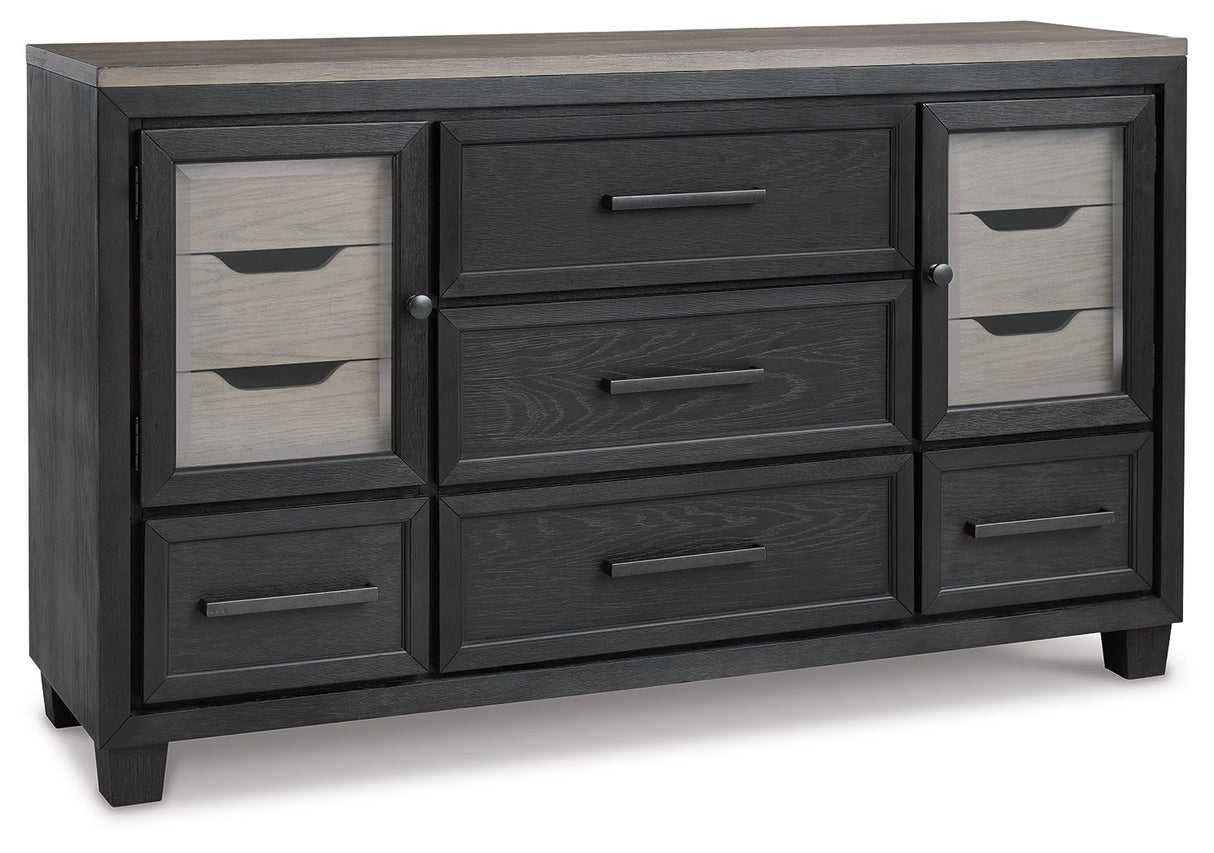 Foyland - Dresser, Mirror Dark Brown Dressers by Signature Design by Ashley® | Bel Furniture
