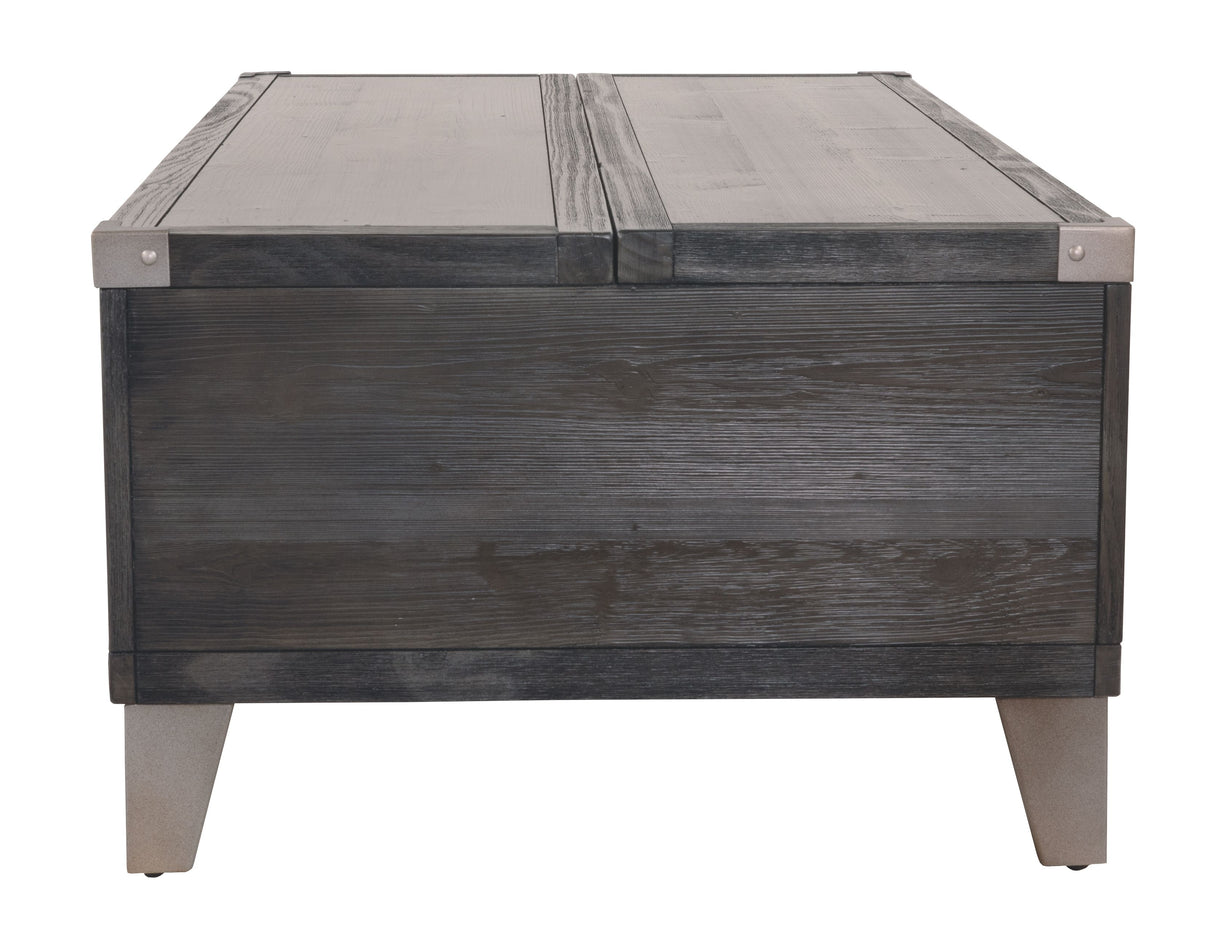 Todoe - Dark Gray - Lift Top Cocktail Table by Signature Design by Ashley® | Bel Furniture