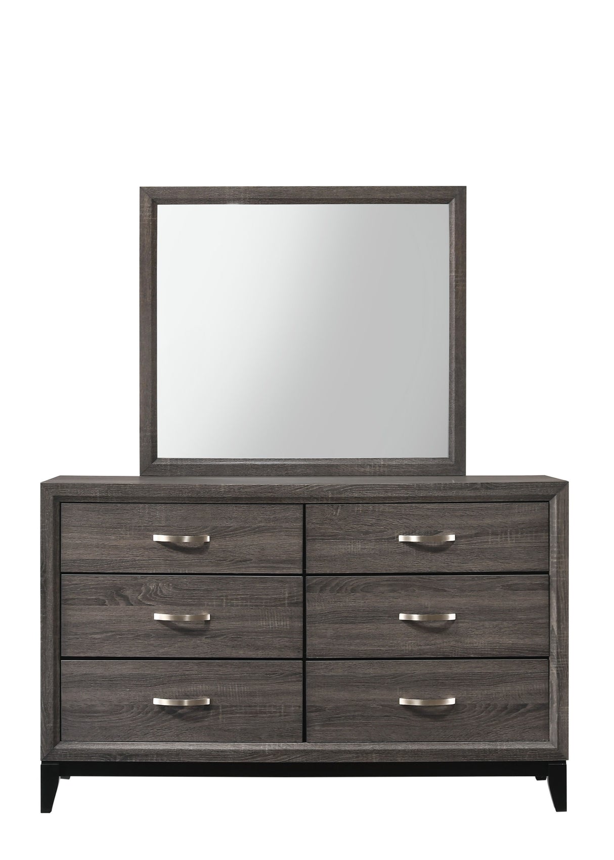 Akerson - Dresser, Mirror Gray by Crown Mark | Bel Furniture