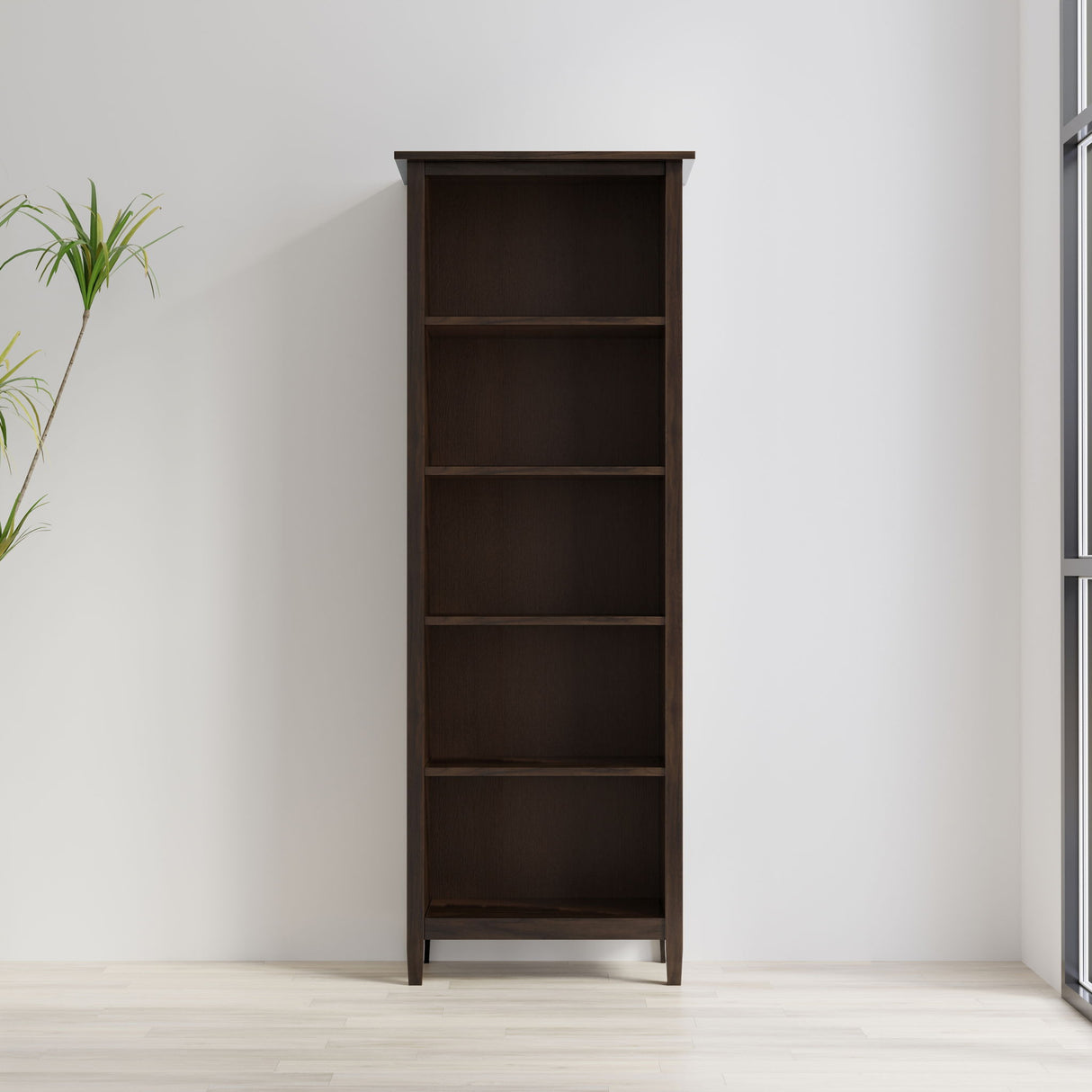 Warm Shaker - 5 Shelf Bookcase