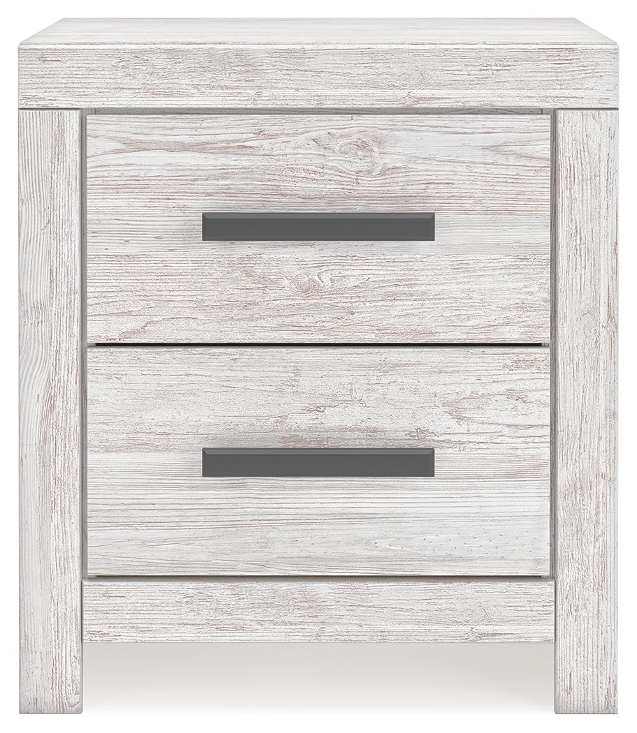 Cayboni - Whitewash - Two Drawer Night Stand by Signature Design by Ashley® | Bel Furniture