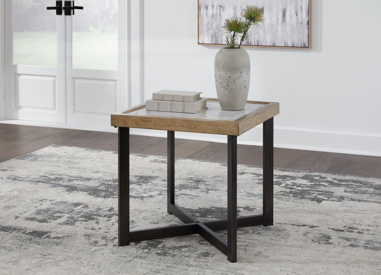 Montia - Multi - Square End Table by Signature Design by Ashley® | Bel Furniture