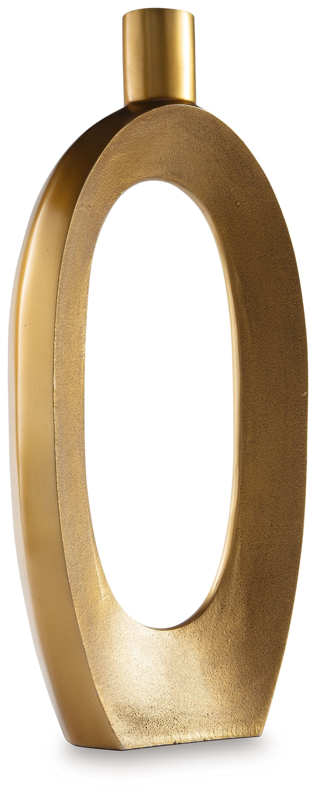 Lawtonville - Vase Gold 10"W x 3"D x 22"H by Signature Design by Ashley® | Bel Furniture