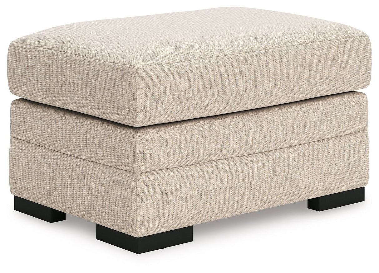 Lango - Jute - Ottoman by Benchcraft® | Bel Furniture