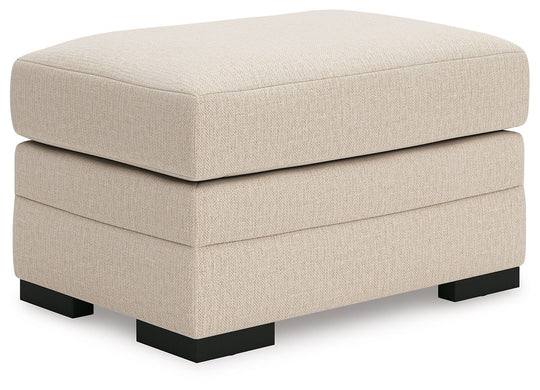 Lango - Jute - Ottoman by Benchcraft® | Bel Furniture