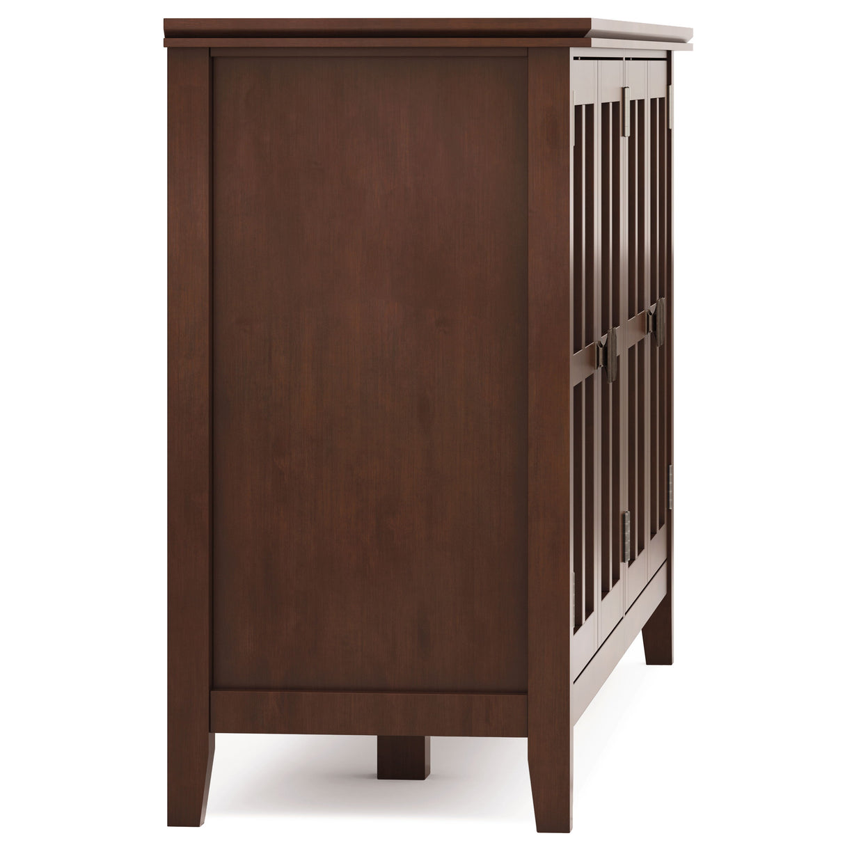 Artisan - Handcrafted Wide 4 Door Storage Cabinet by Simpli-Home | Bel Furniture