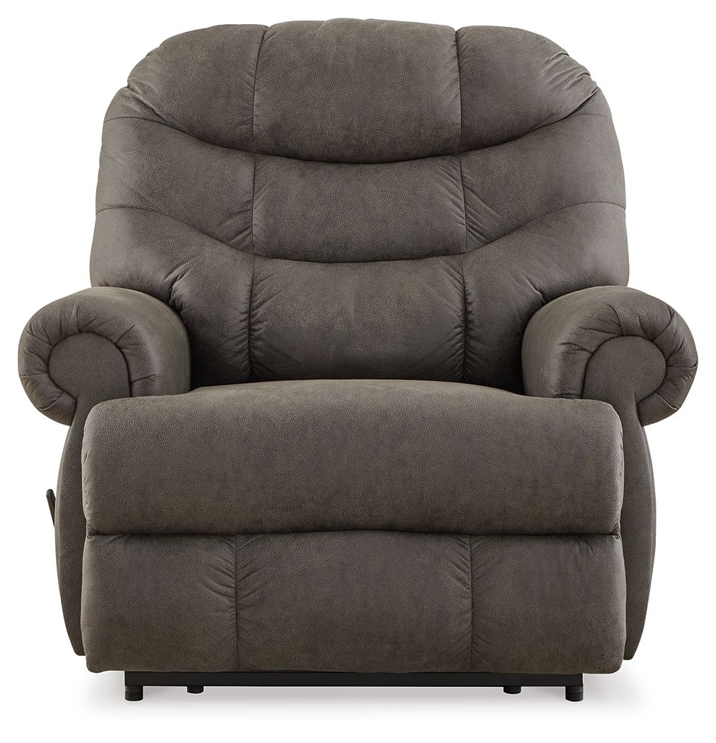 Camera Time - Gunmetal - Zero Wall Recliner by Signature Design by Ashley® | Bel Furniture