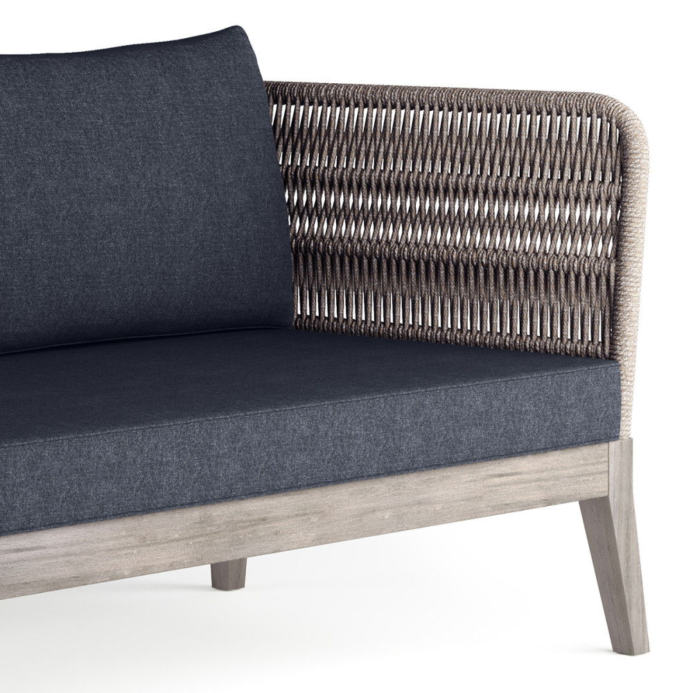 Santiago - Outdoor Sofa - Slate Gray by Simpli-Home | Bel Furniture