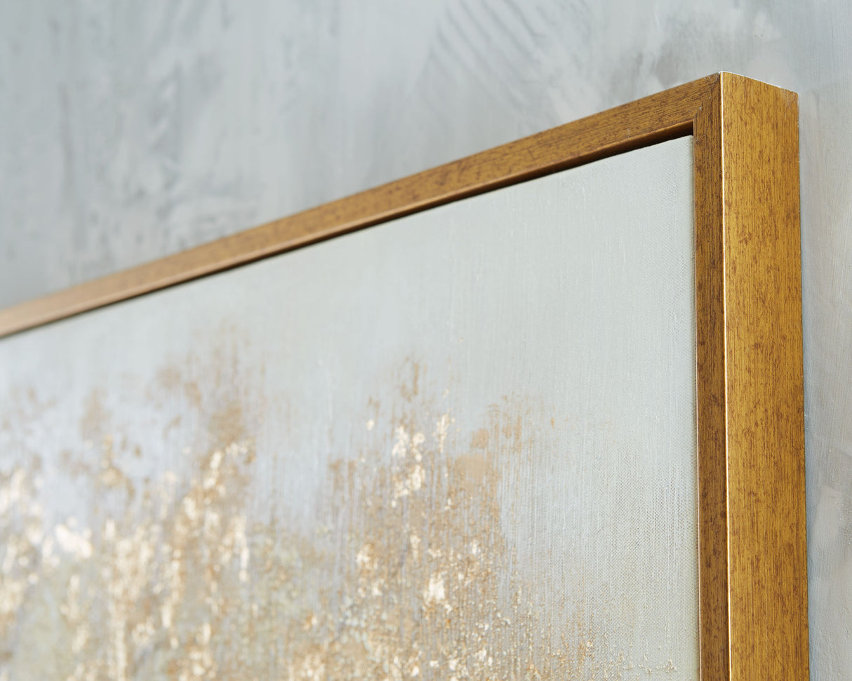 Dalewick - Brown / Gray / Gold Finish - Wall Art by Signature Design by Ashley® | Bel Furniture