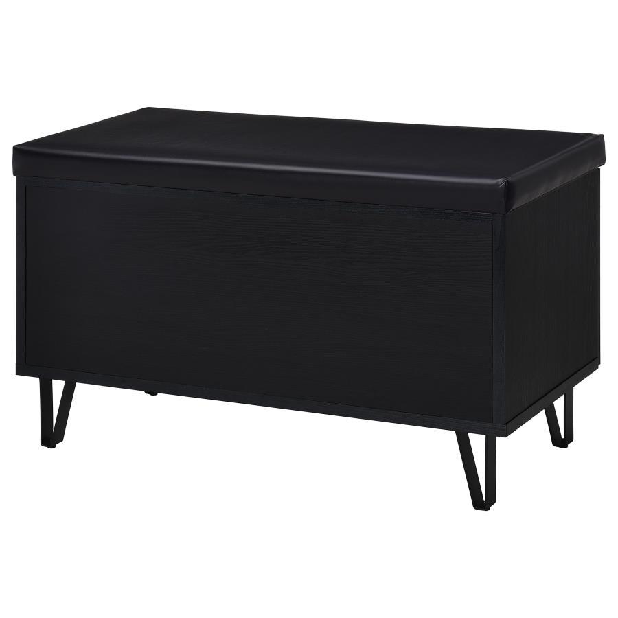 Brixton - 2-Door Padded Entryway Shoe Storage Bench by Coaster Fine Furniture | Bel Furniture