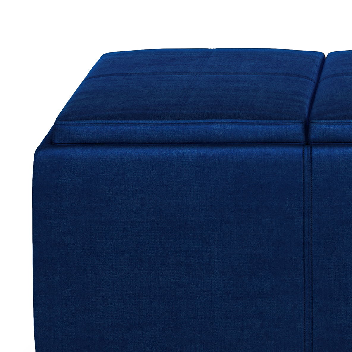 Avalon - Upholstered Storage Ottoman by Simpli-Home | Bel Furniture