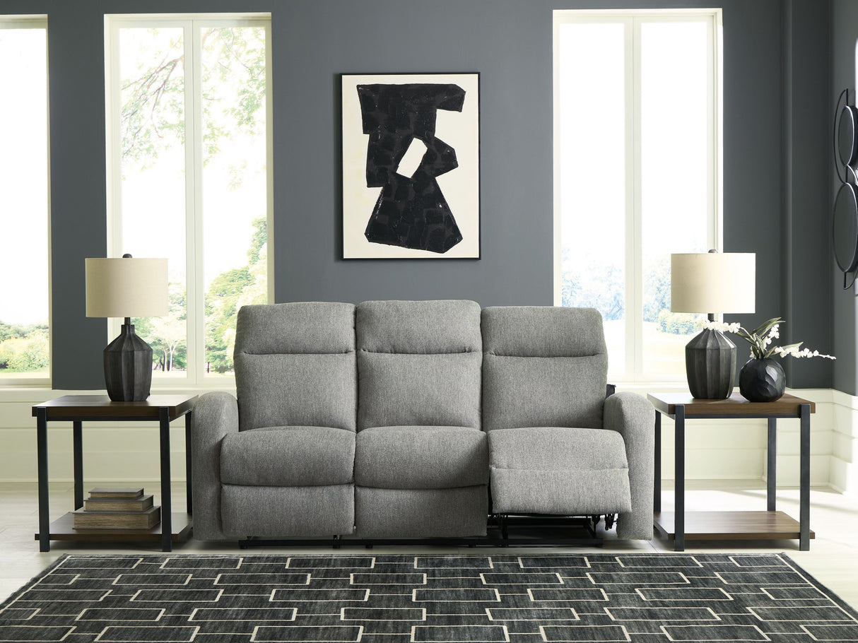 Gauntlet - Sterling - Reclining Sofa by Signature Design by Ashley® | Bel Furniture