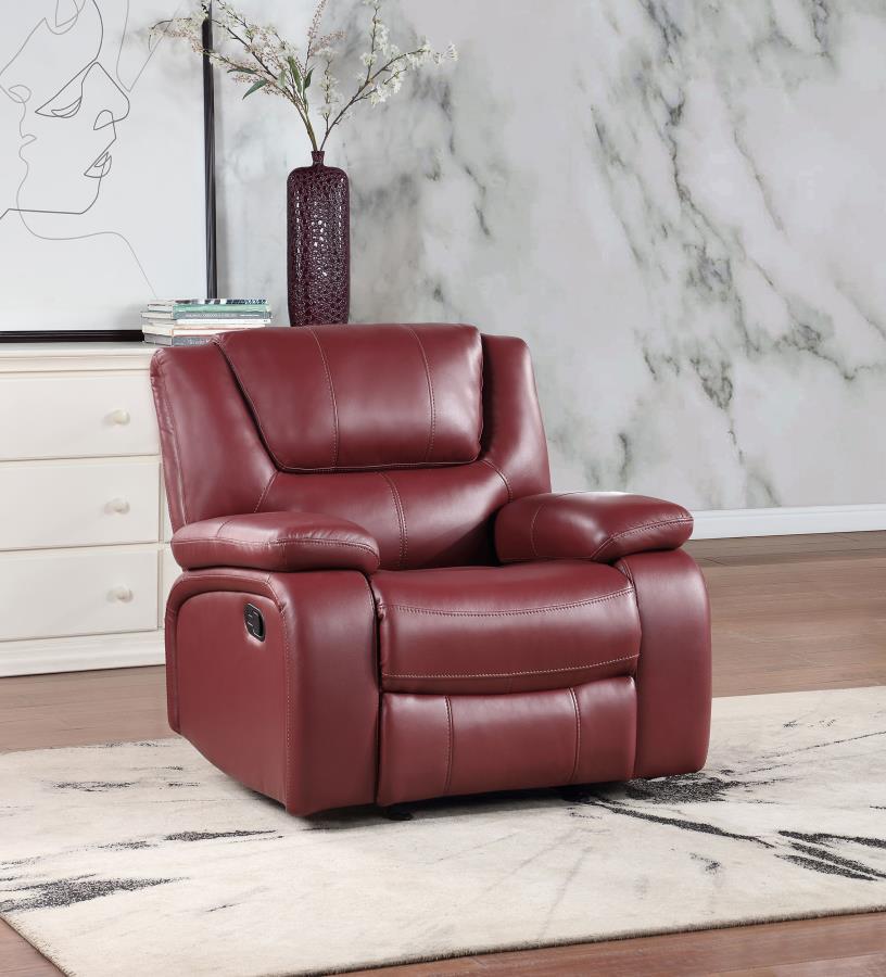 Camila - Upholstered Glider Recliner Chair by Coaster Fine Furniture | Bel Furniture