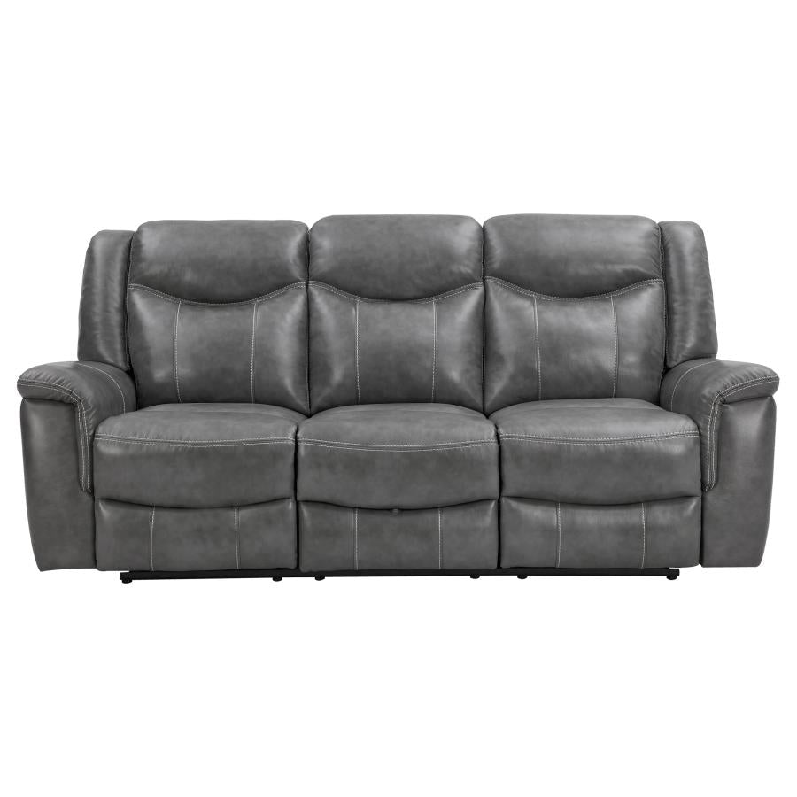 Conrad - Upholstered Padded Arm Motion Sofa Set