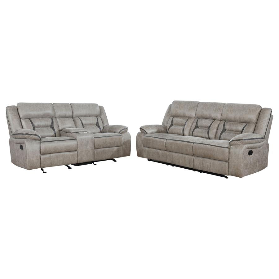 Greer - Upholstered Reclining Sofa Set
