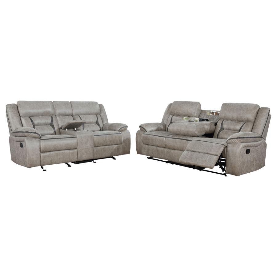 Greer - Upholstered Reclining Sofa Set