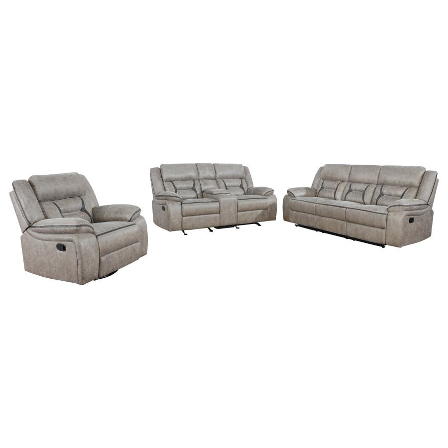 Greer - Upholstered Reclining Sofa Set
