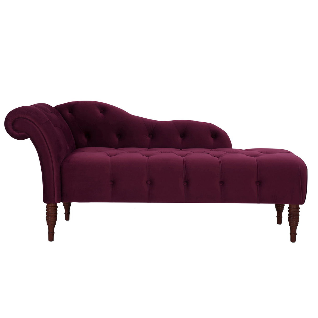Samuel - Tufted Roll Arm Chaise Lounge by Jennifer Taylor Home | Bel Furniture