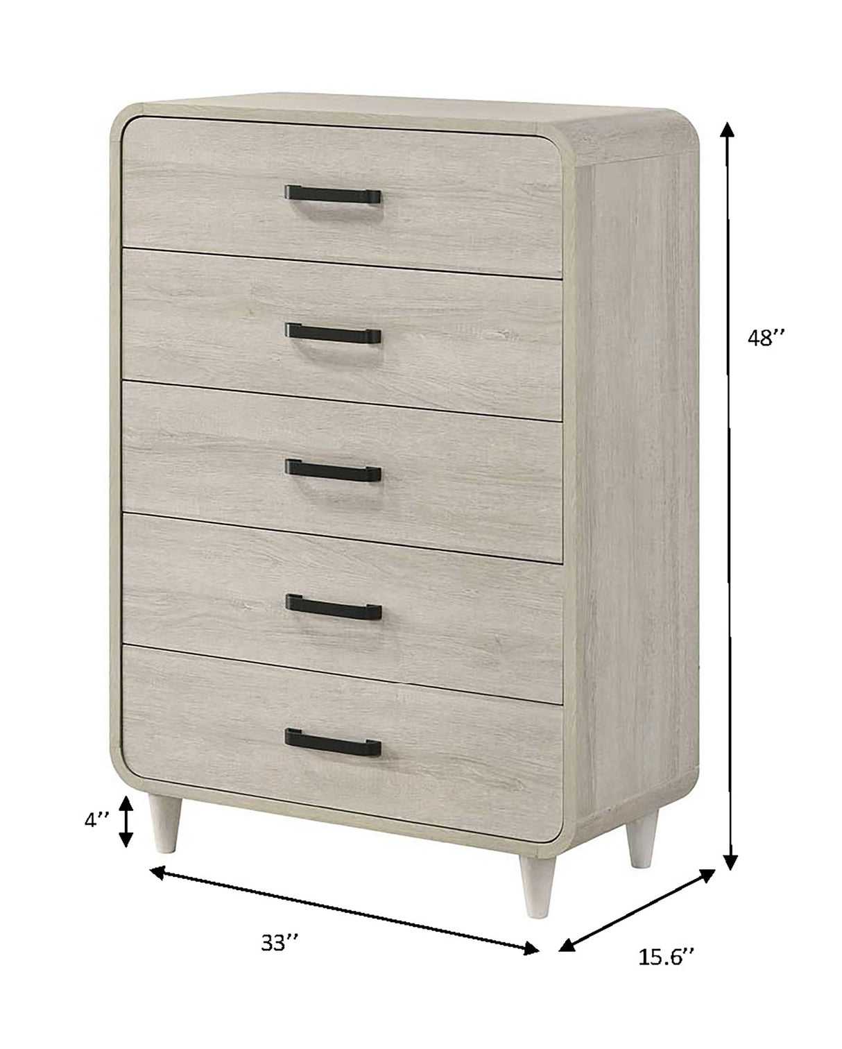 Nyomi - Chest - White by Crown Mark | Bel Furniture