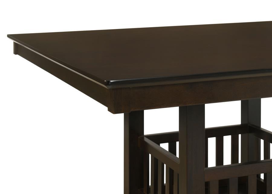 Jaden - Square Counter Height Dining Table - Espresso by CoasterEveryday | Bel Furniture