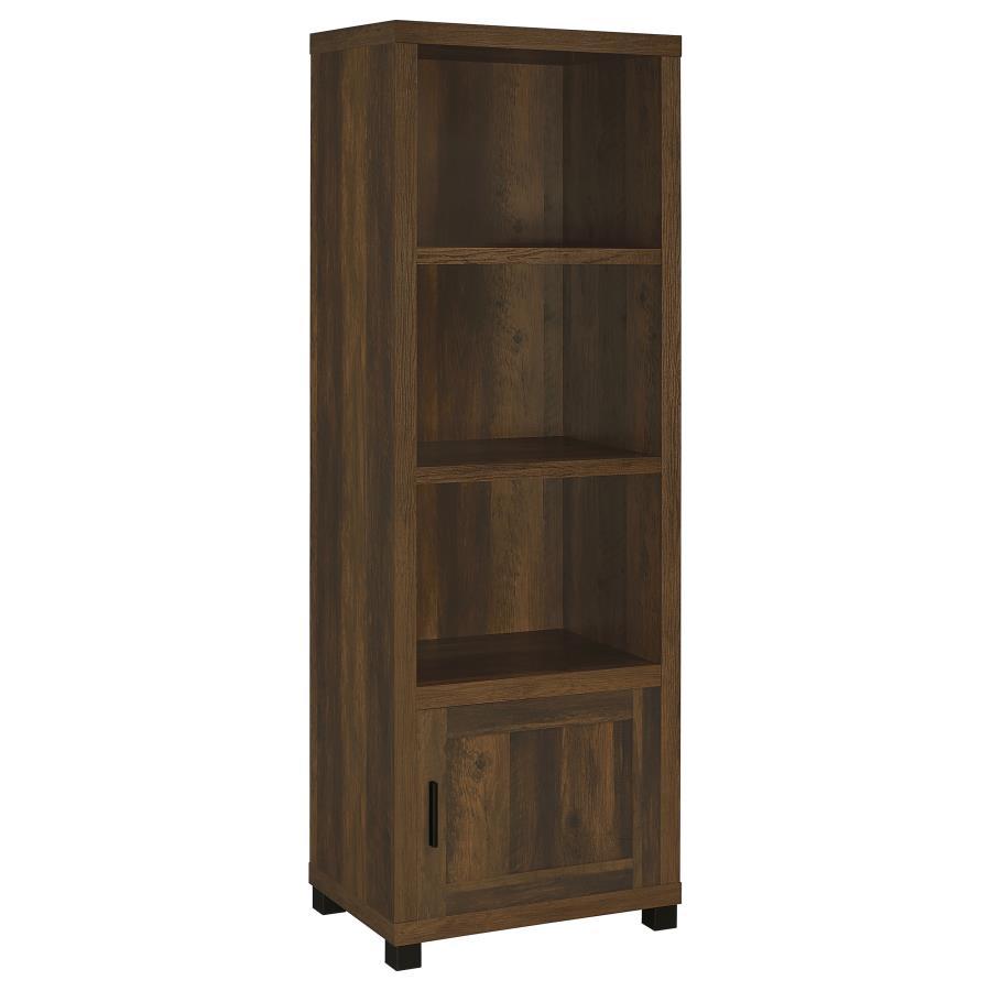 Sachin - 3-Shelf Engineered Wood Media Tower Dark Brown by Coaster Fine Furniture | Bel Furniture