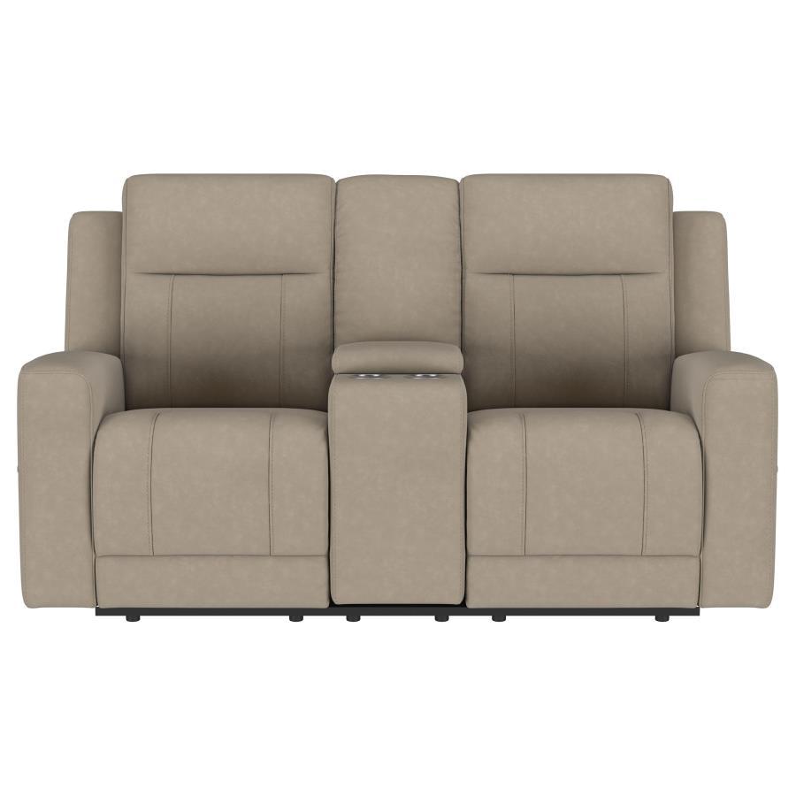 Brentwood - Upholstered Motion Reclining Loveseat by Coaster Fine Furniture | Bel Furniture