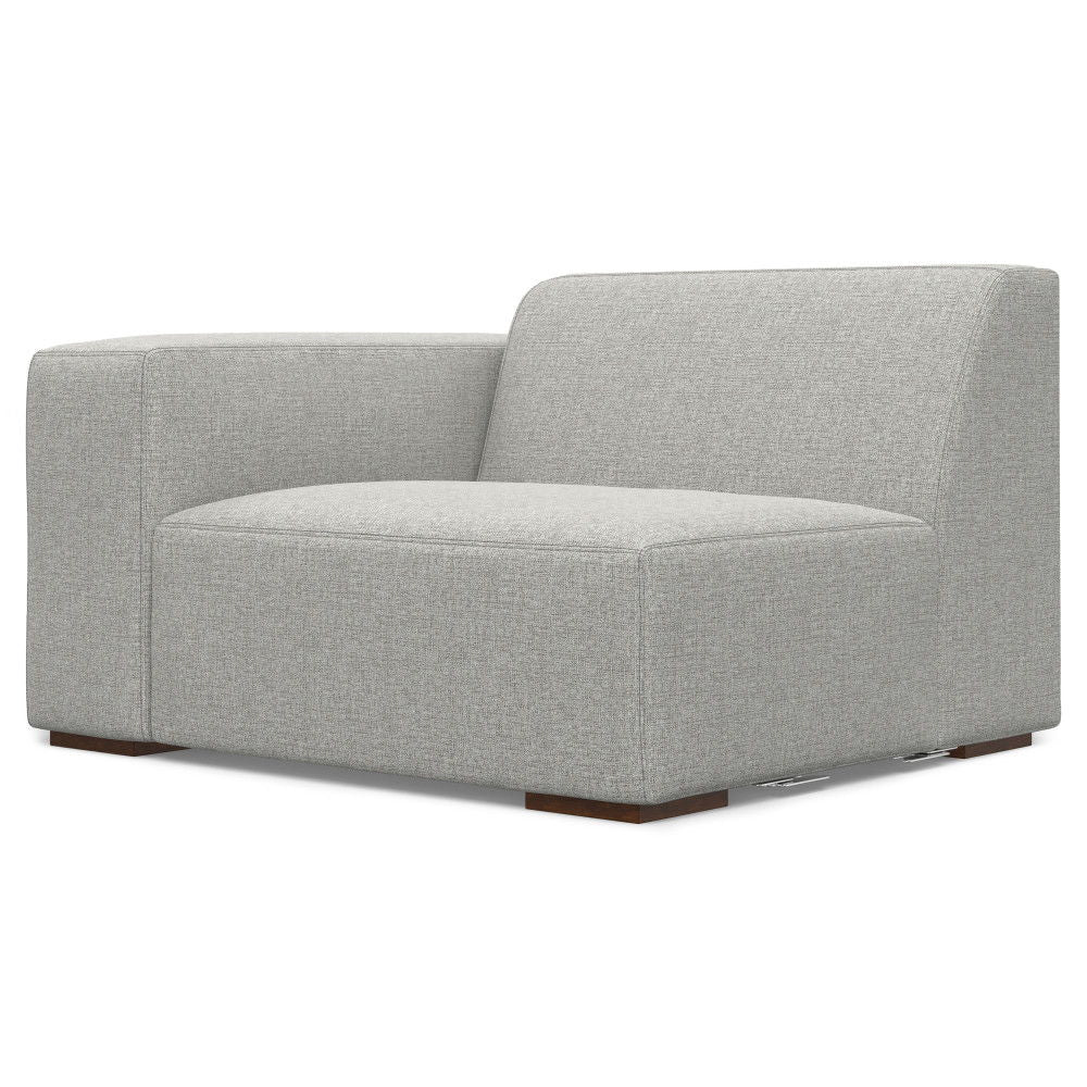 Rex - Left Arm Sofa Module - Gray by Simpli-Home | Bel Furniture