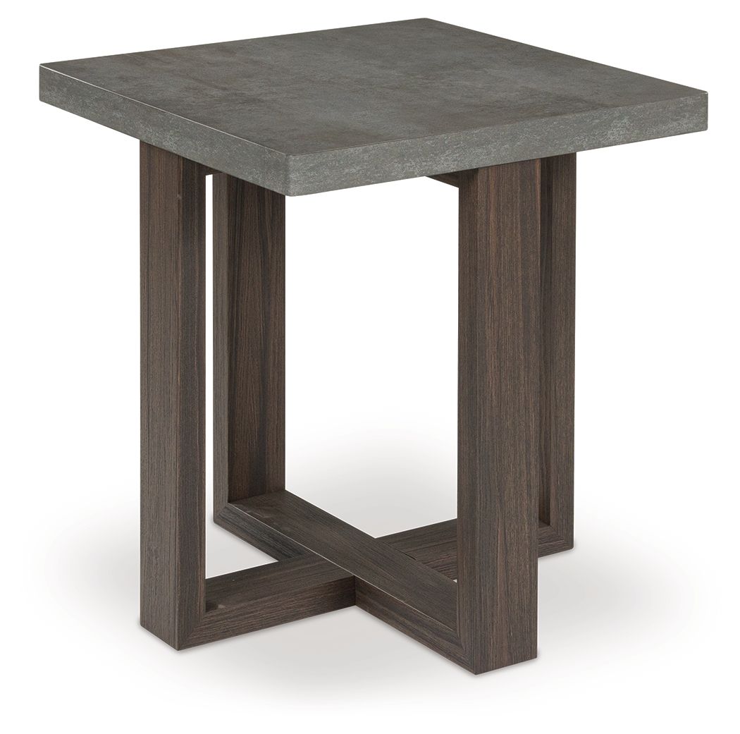 Dynnford - Gray / Brown - Occasional Table Set (Set of 3) by Signature Design by Ashley® | Bel Furniture