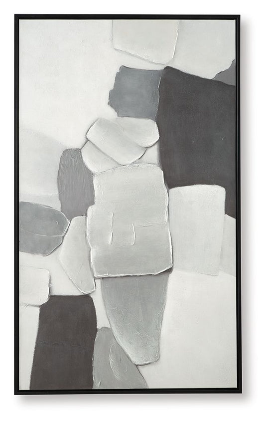 Adilson - White / Gray / Black - Wall Art by Signature Design by Ashley® | Bel Furniture