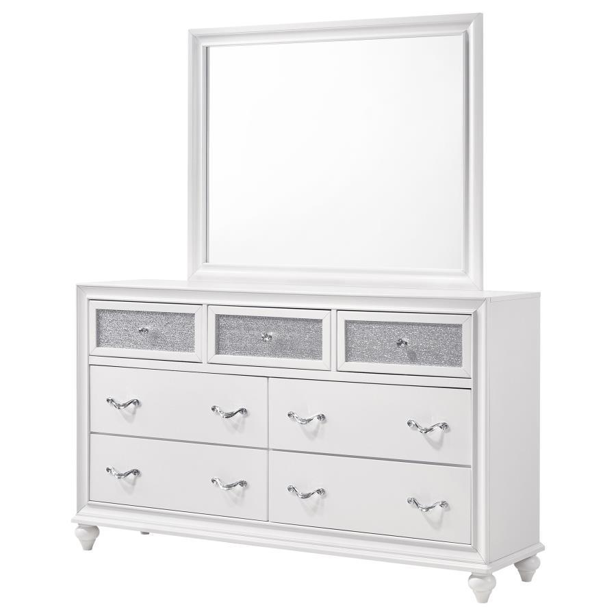 Barzini - 7-drawer Dresser With Mirror by CoasterEveryday | Bel Furniture