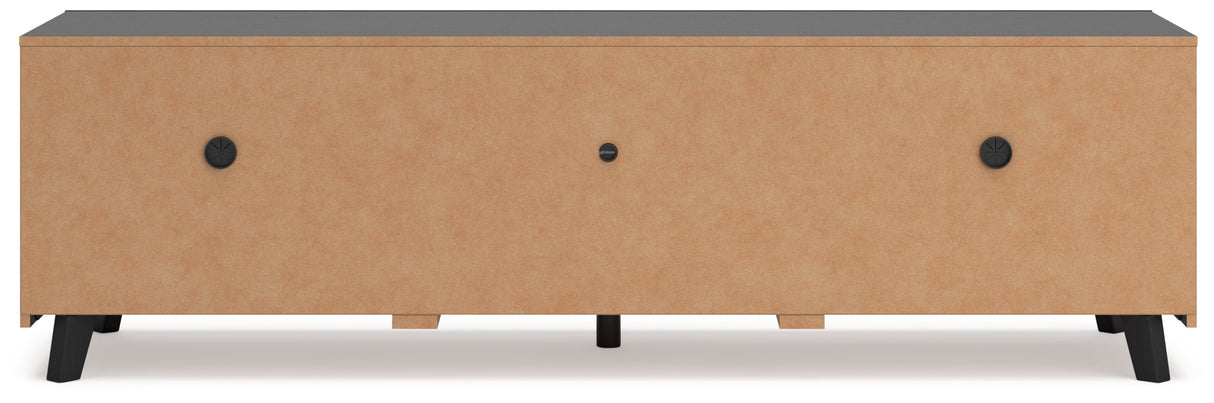 Danziar - Black - Extra Large TV Stand by Signature Design by Ashley® | Bel Furniture
