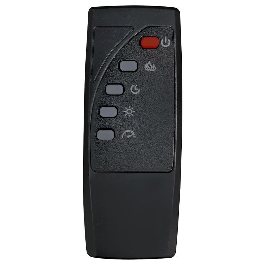 Havering - 71" TV Stand Fireplace Media Console - Dark Pine