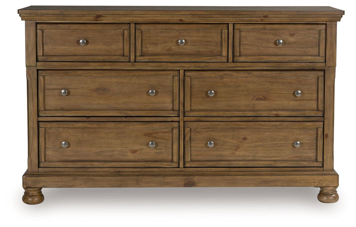 Feddinger - Medium Brown - Dresser by Signature Design by Ashley® | Bel Furniture