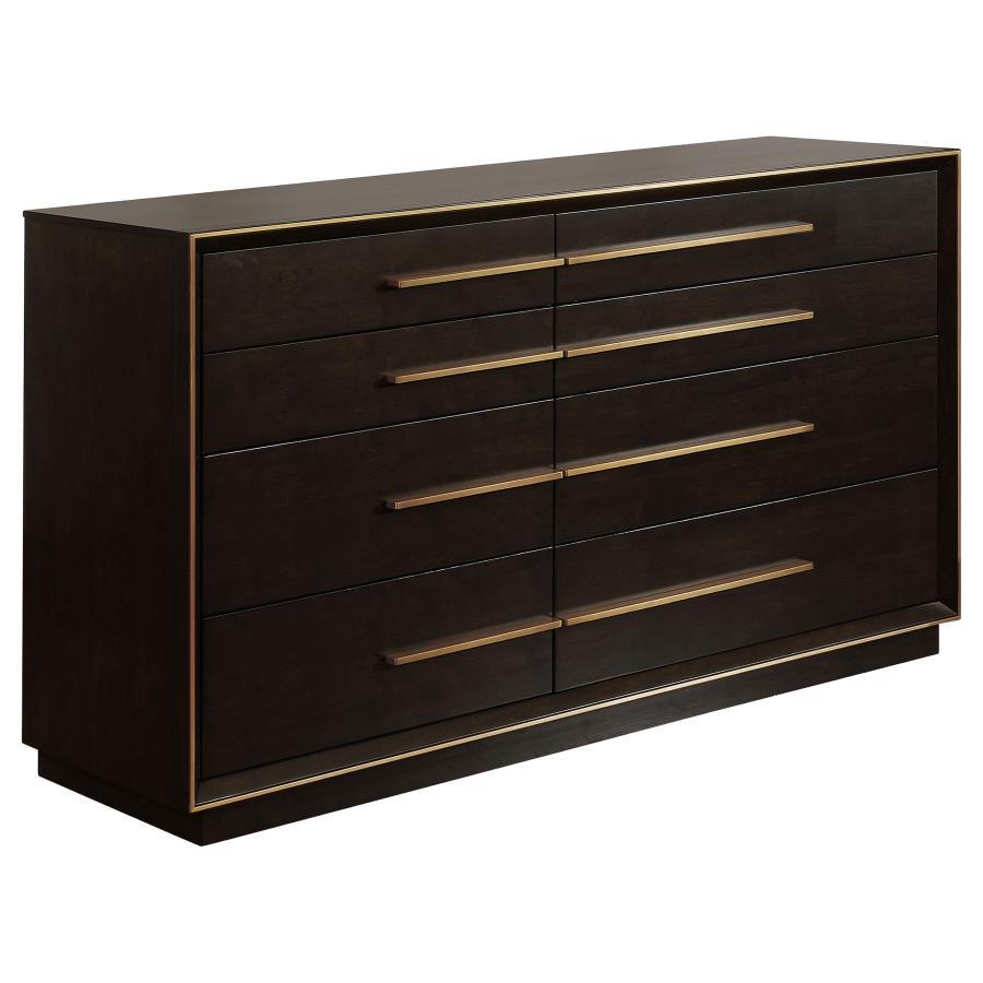 Durango - 8-Drawer Dresser Dark Brown by CoasterElevations | Bel Furniture