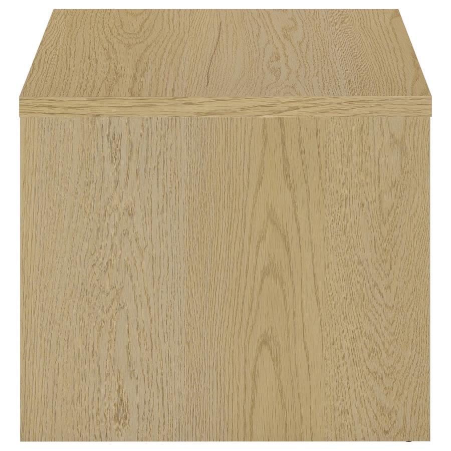 Canoga - Engineered Wood Accent Side End Table - Light Oak
