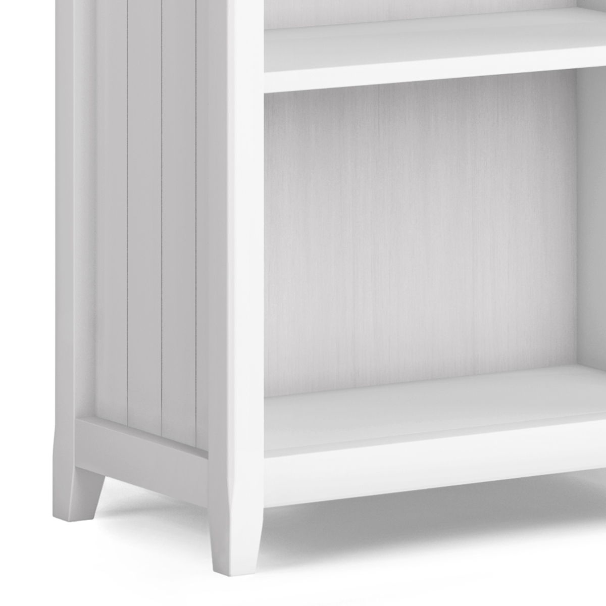 Acadian - 5 Shelf Bookcase, Handcrafted by Simpli-Home | Bel Furniture